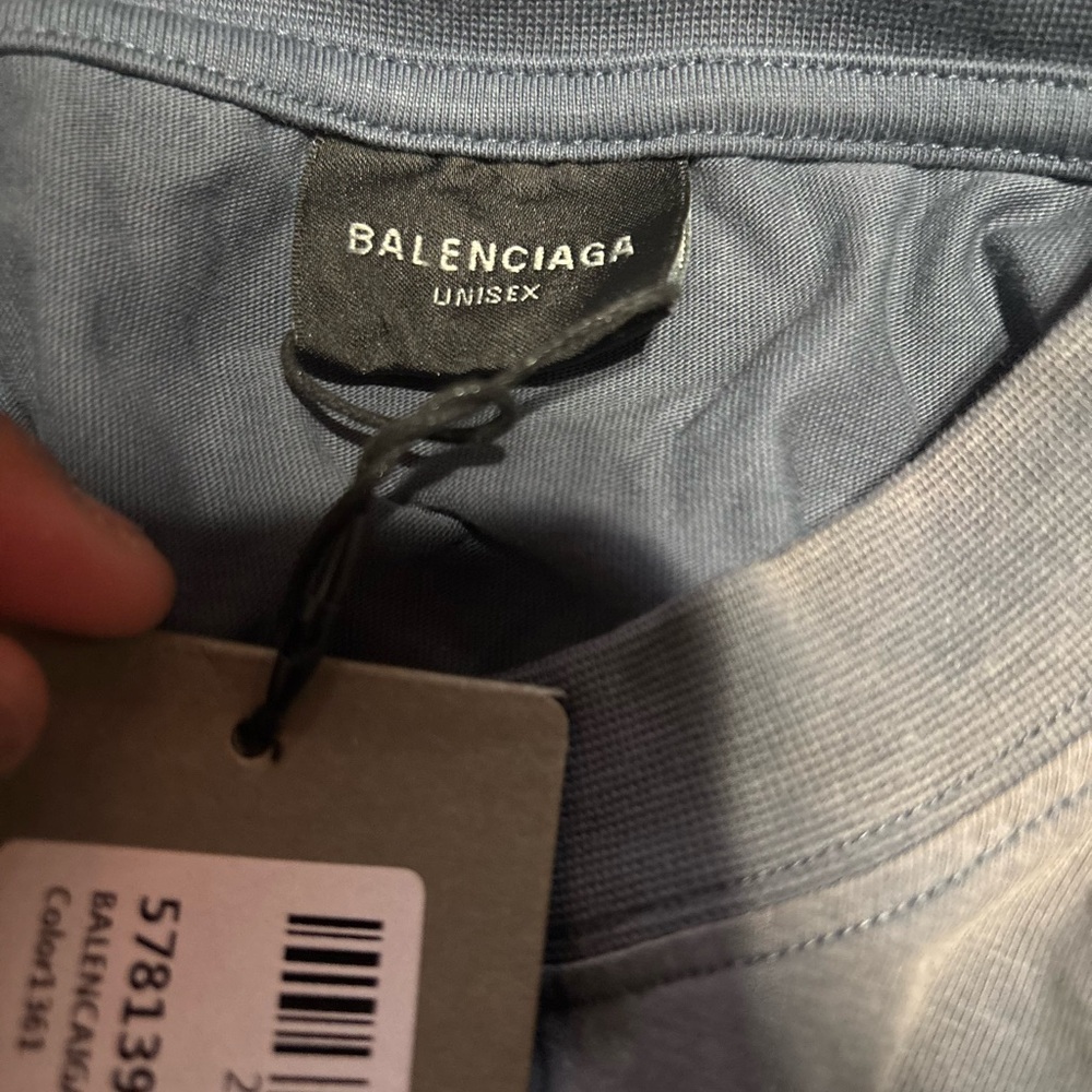 Balenciaga Unisex Slate Gray Top